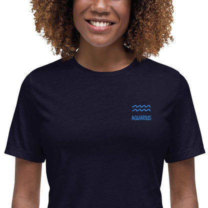 besticktes-sternzeichen-wassermann-damen-t-shirt-t-shirt-jlr-design-1 - JLR Design
