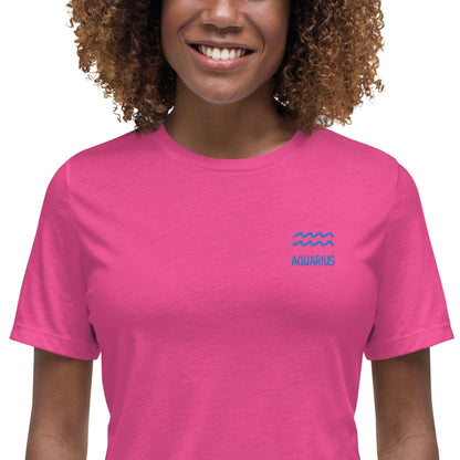 besticktes-sternzeichen-wassermann-damen-t-shirt-t-shirt-jlr-design-11 - JLR Design