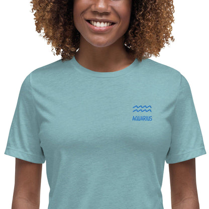 besticktes-sternzeichen-wassermann-damen-t-shirt-t-shirt-jlr-design-15 - JLR Design