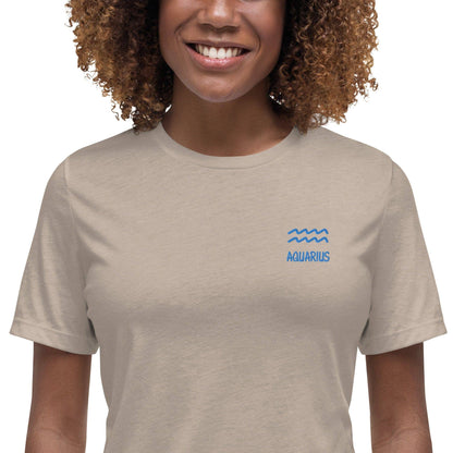 besticktes-sternzeichen-wassermann-damen-t-shirt-t-shirt-jlr-design-19 - JLR Design