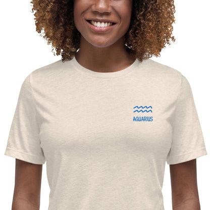 besticktes-sternzeichen-wassermann-damen-t-shirt-t-shirt-jlr-design-25 - JLR Design