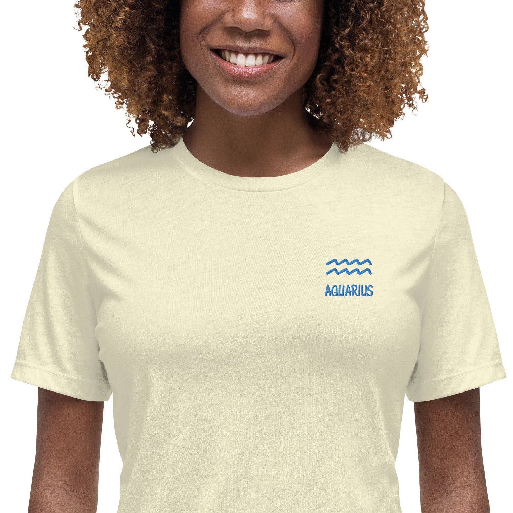 besticktes-sternzeichen-wassermann-damen-t-shirt-t-shirt-jlr-design-27 - JLR Design