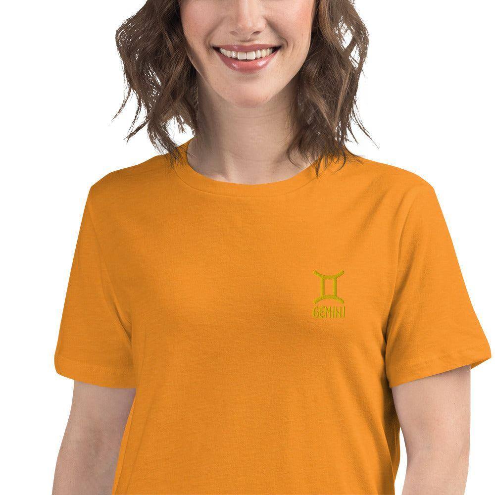 besticktes-sternzeichen-zwillinge-damen-t-shirt-t-shirt-jlr-design-14 - JLR Design