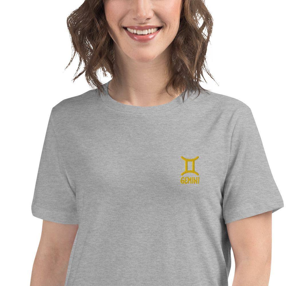 besticktes-sternzeichen-zwillinge-damen-t-shirt-t-shirt-jlr-design-18 - JLR Design