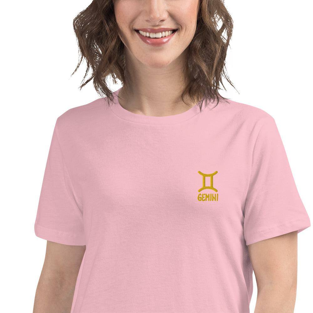 besticktes-sternzeichen-zwillinge-damen-t-shirt-t-shirt-jlr-design-24 - JLR Design