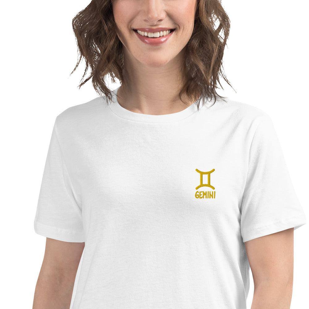 besticktes-sternzeichen-zwillinge-damen-t-shirt-t-shirt-jlr-design-29 - JLR Design