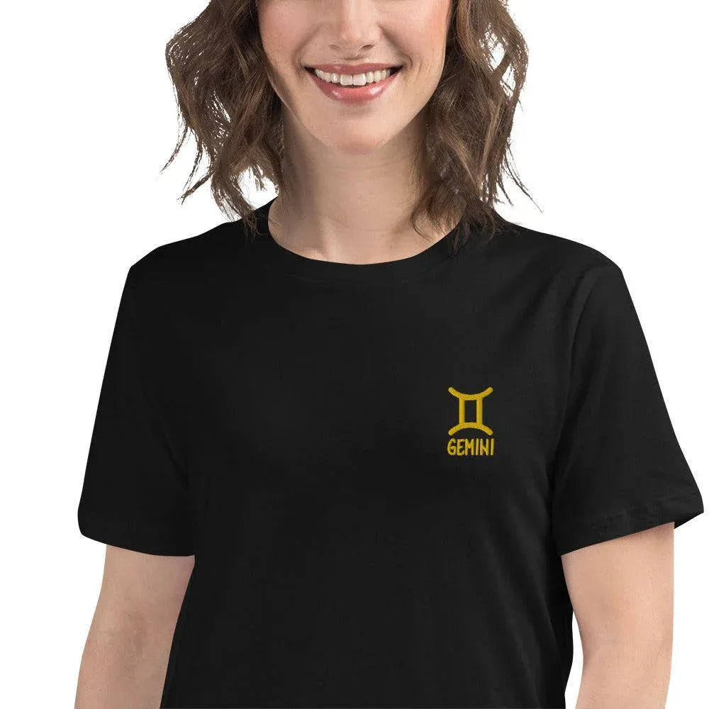 besticktes-sternzeichen-zwillinge-damen-t-shirt-t-shirt-jlr-design-4 - JLR Design