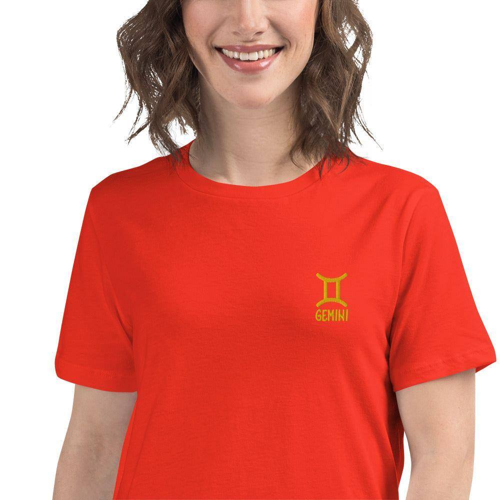 besticktes-sternzeichen-zwillinge-damen-t-shirt-t-shirt-jlr-design-8 - JLR Design
