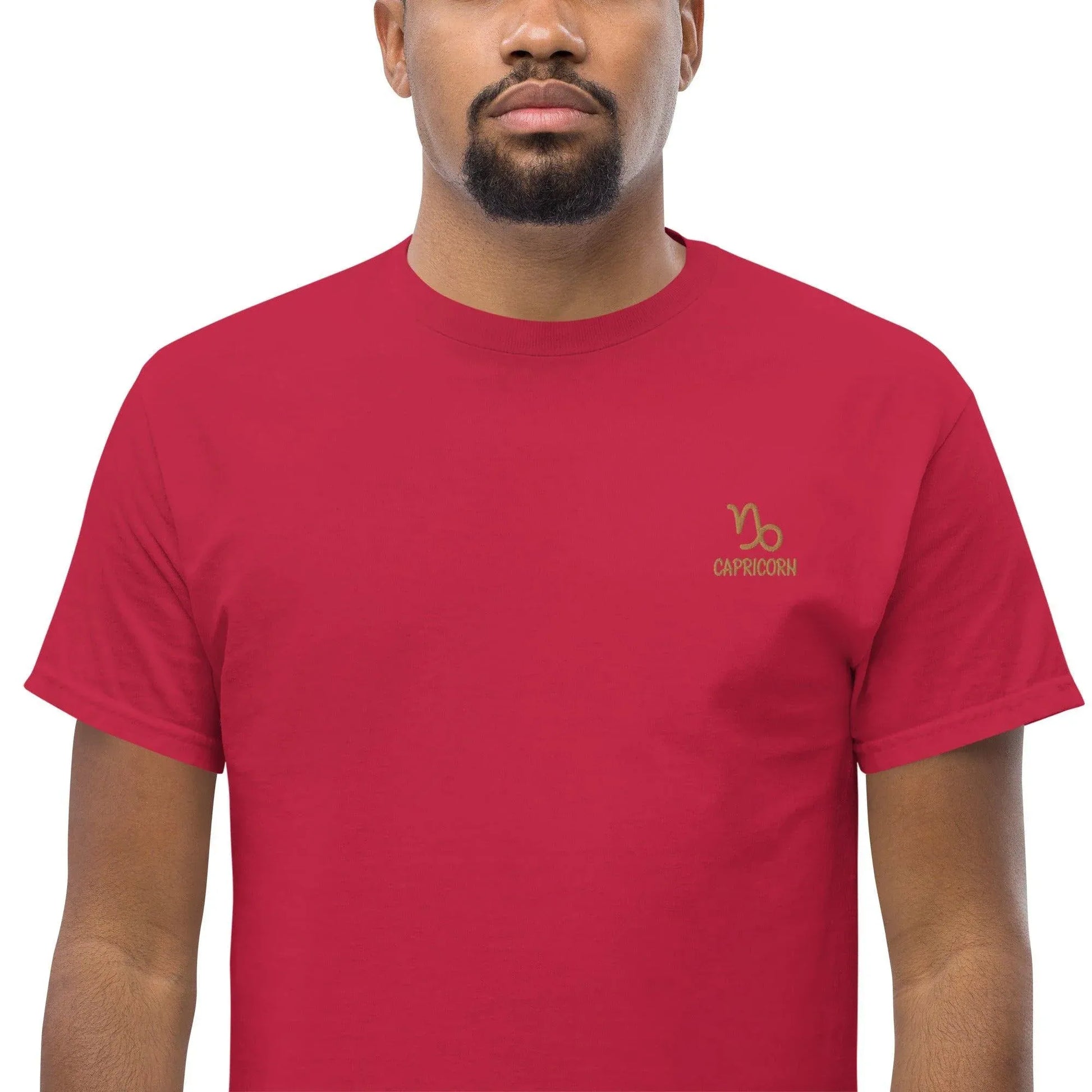 besticktest-sternzeichen-steinbock-herren-t-shirt-t-shirt-jlr-design-13 - JLR Design