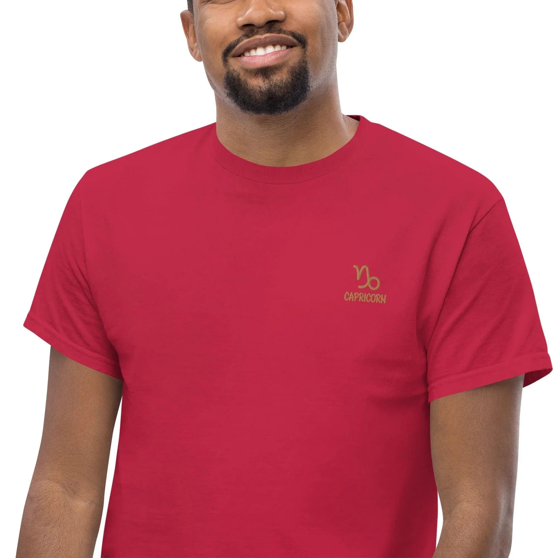 besticktest-sternzeichen-steinbock-herren-t-shirt-t-shirt-jlr-design-16 - JLR Design