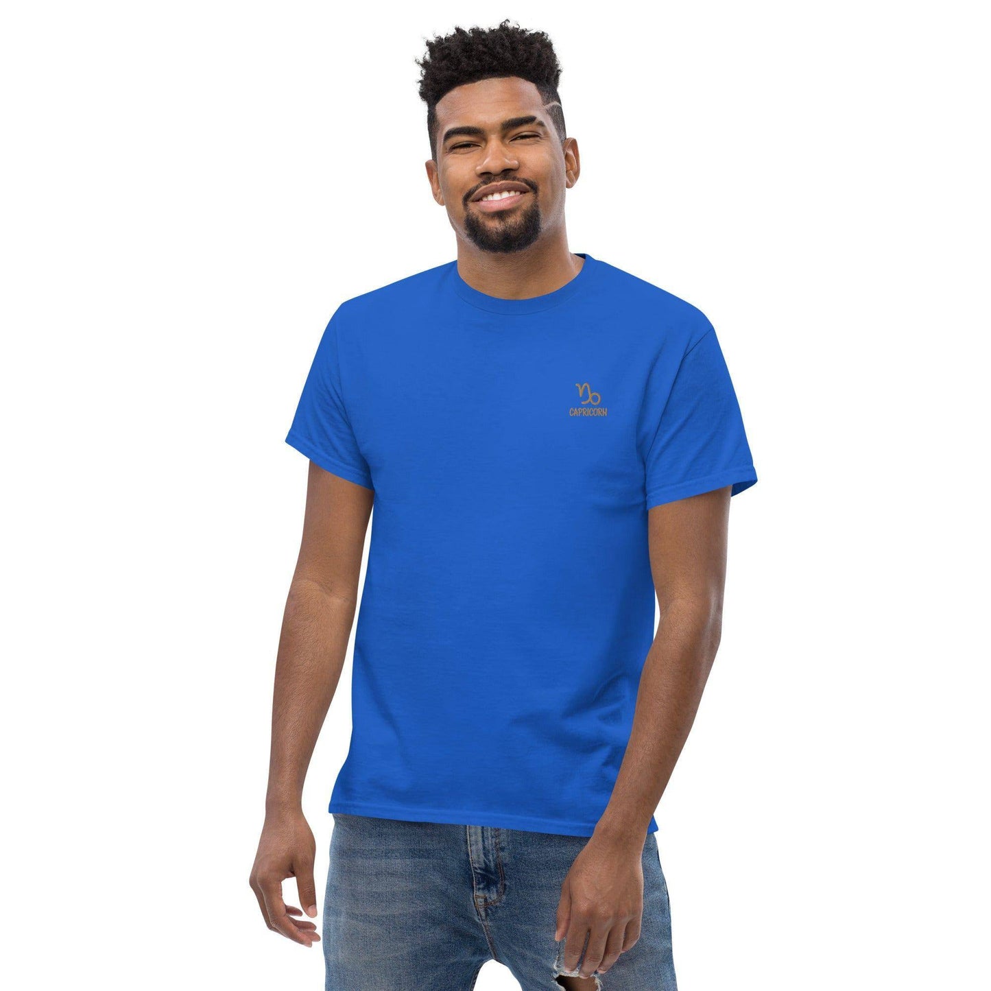 besticktest-sternzeichen-steinbock-herren-t-shirt-t-shirt-jlr-design-18 - JLR Design