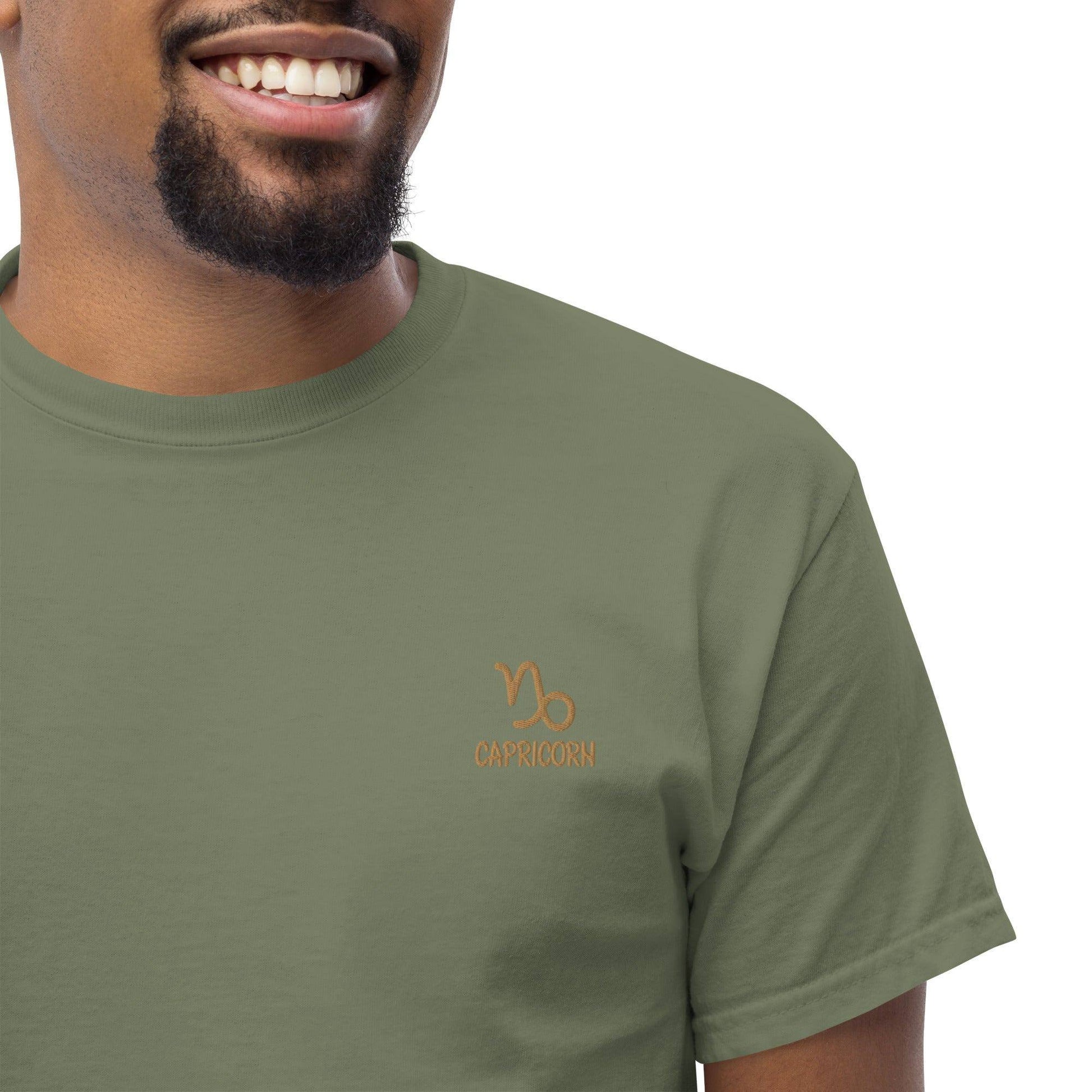 besticktest-sternzeichen-steinbock-herren-t-shirt-t-shirt-jlr-design-23 - JLR Design