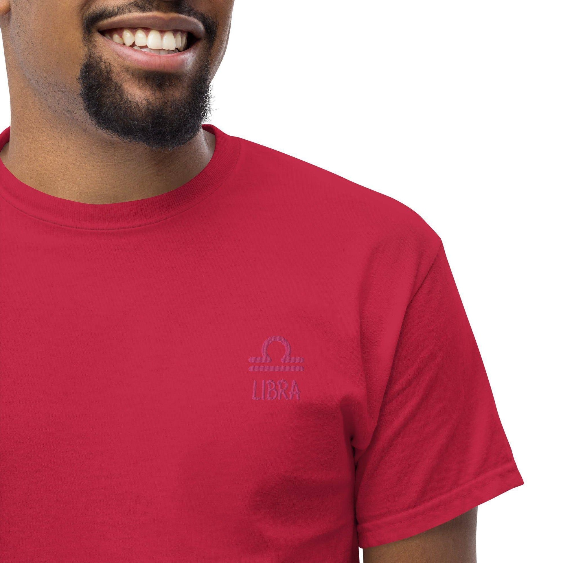 besticktest-sternzeichen-waage-herren-t-shirt-t-shirt-jlr-design-12 - JLR Design