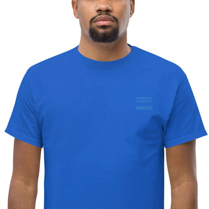besticktest-sternzeichen-wassermann-herren-t-shirt-t-shirt-jlr-design-14 - JLR Design