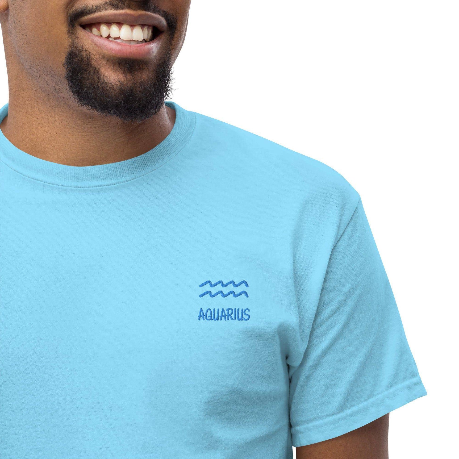 besticktest-sternzeichen-wassermann-herren-t-shirt-t-shirt-jlr-design-30 - JLR Design