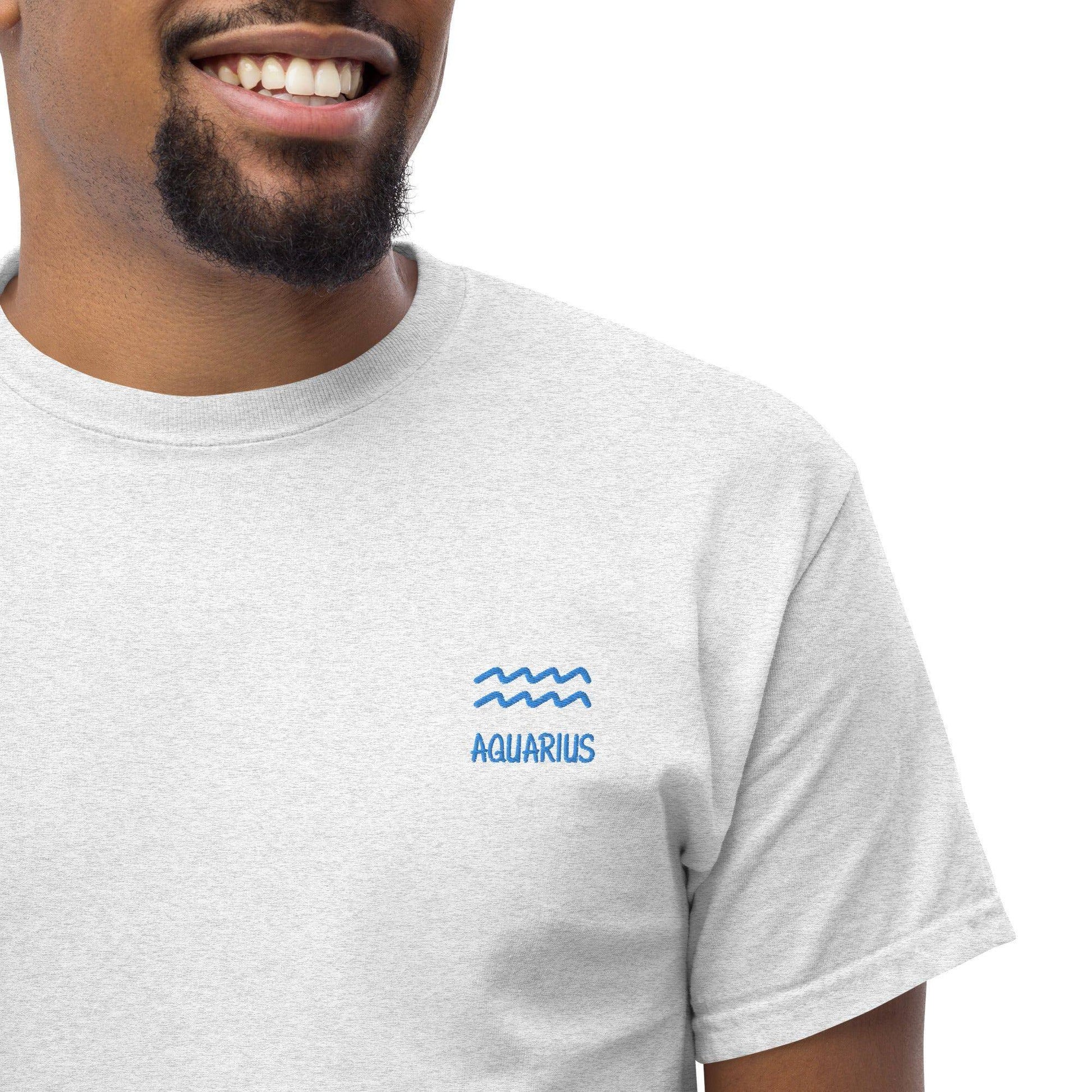 besticktest-sternzeichen-wassermann-herren-t-shirt-t-shirt-jlr-design-33 - JLR Design
