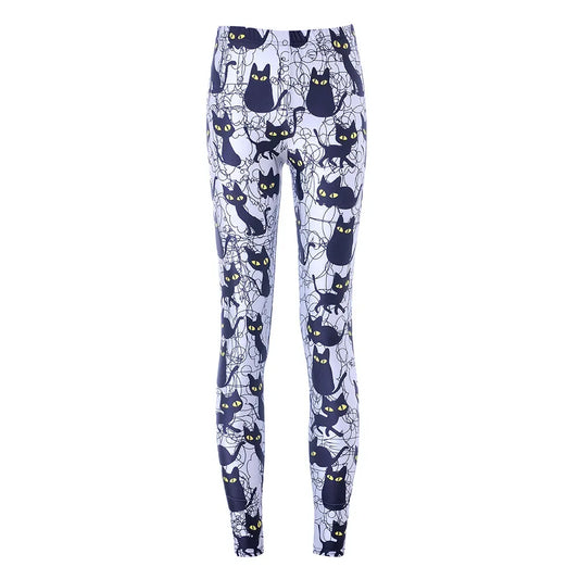 black-cat-damen-leggings-leggings-jlr-design-1 - JLR Design