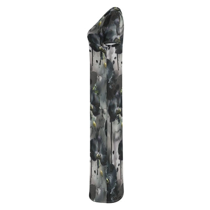 black-garden-short-sleeve-long-dress-long-dress-jlr-design-6 - JLR Design