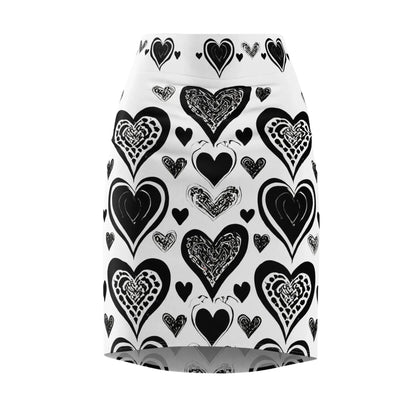 black-heart-bleistiftrock-fur-damen-eleganter-mid-waist-rock-mit-stretch-komfort-bleistiftrock-jlr-design-2 - JLR Design