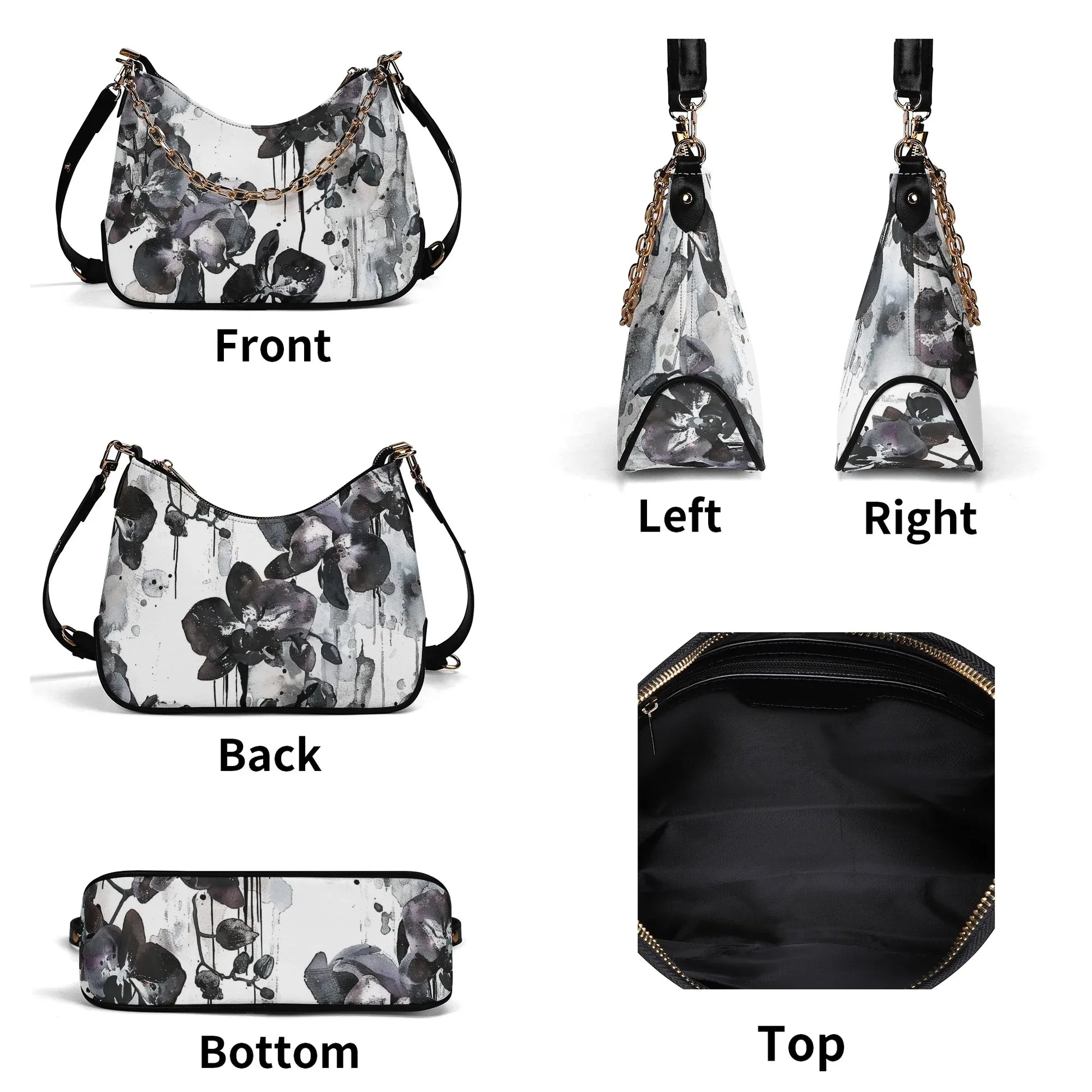 black-orchid-elegante-umhangetasche-mit-kette-umhangetasche-jlr-design-6 - JLR Design