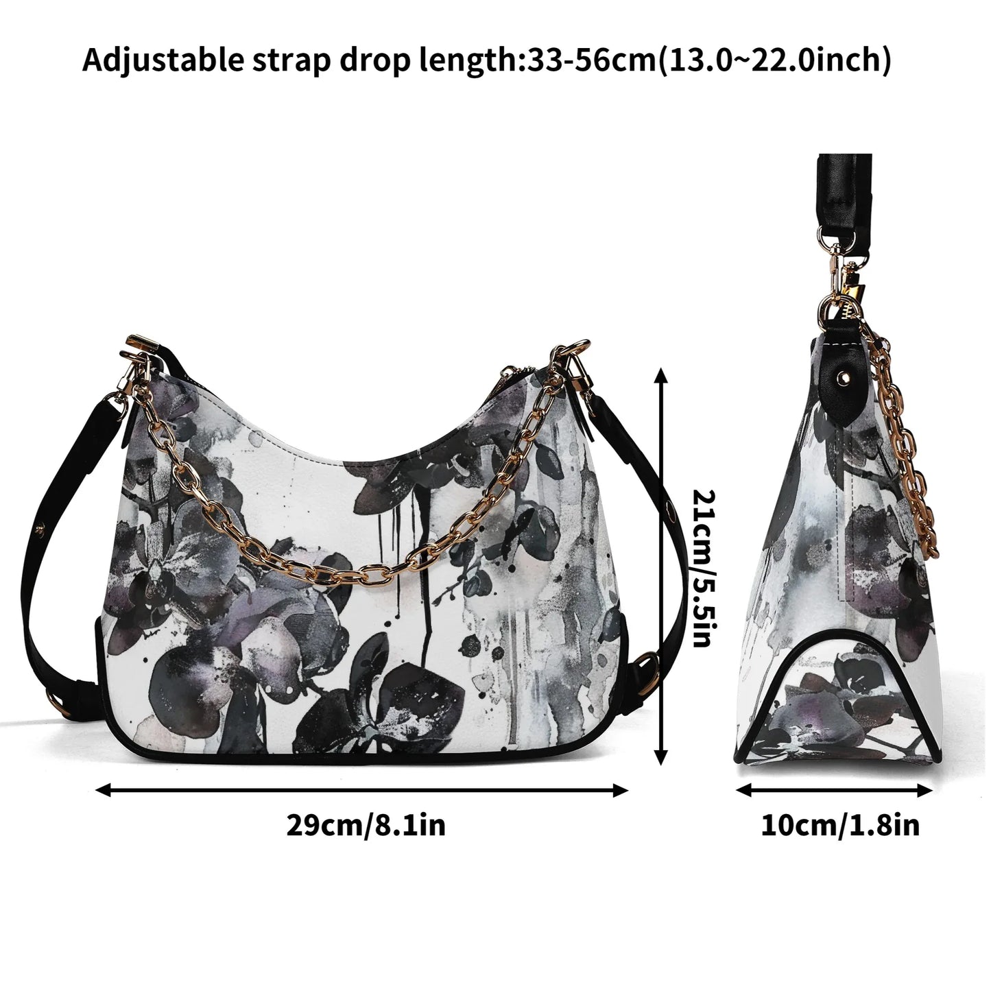black-orchid-elegante-umhangetasche-mit-kette-umhangetasche-jlr-design-7 - JLR Design