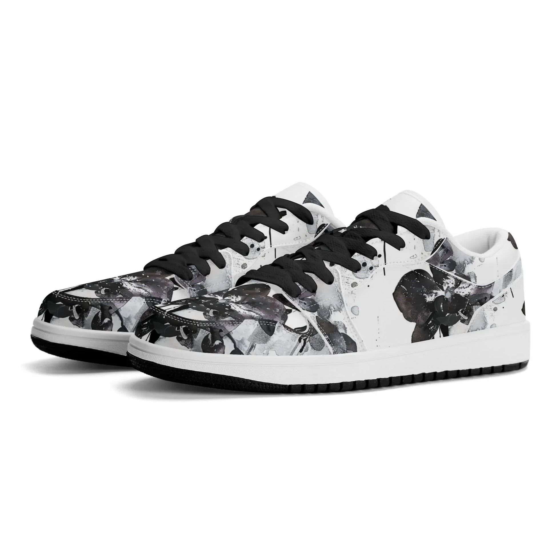 black-orchid-low-top-leder-sneaker-fur-damen-sneaker-jlr-design-1 - JLR Design