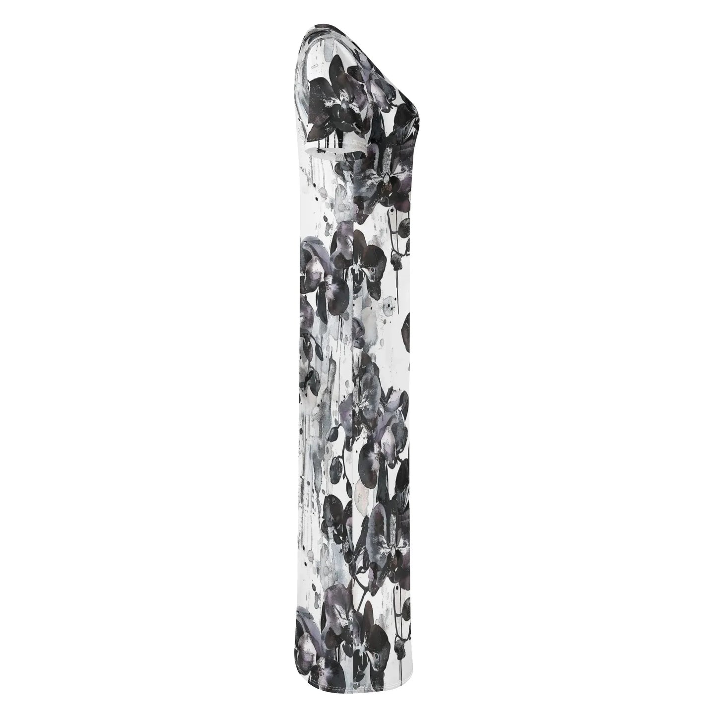 black-orchid-short-sleeve-long-dress-long-dress-jlr-design-5 - JLR Design