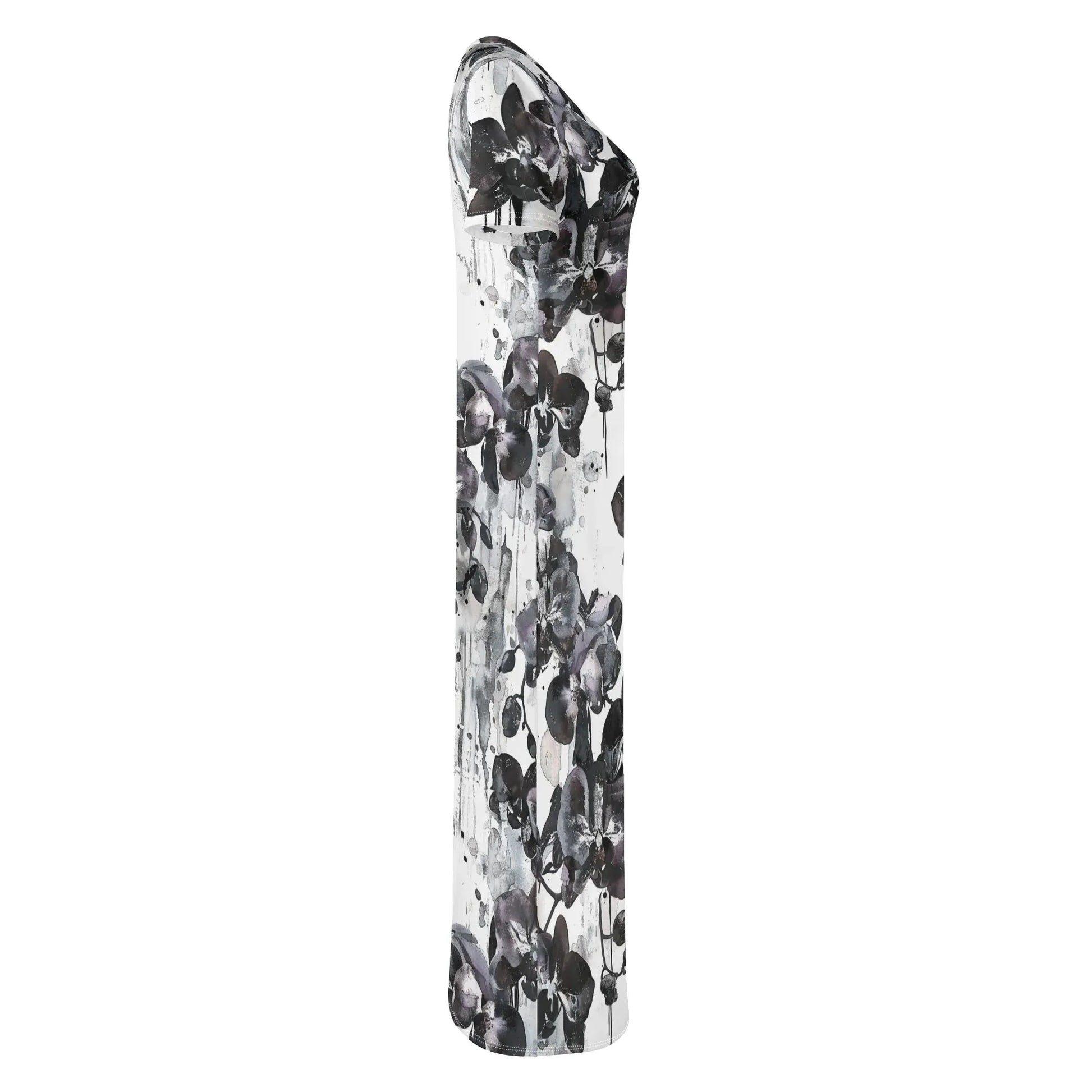 black-orchid-short-sleeve-long-dress-long-dress-jlr-design-5 - JLR Design