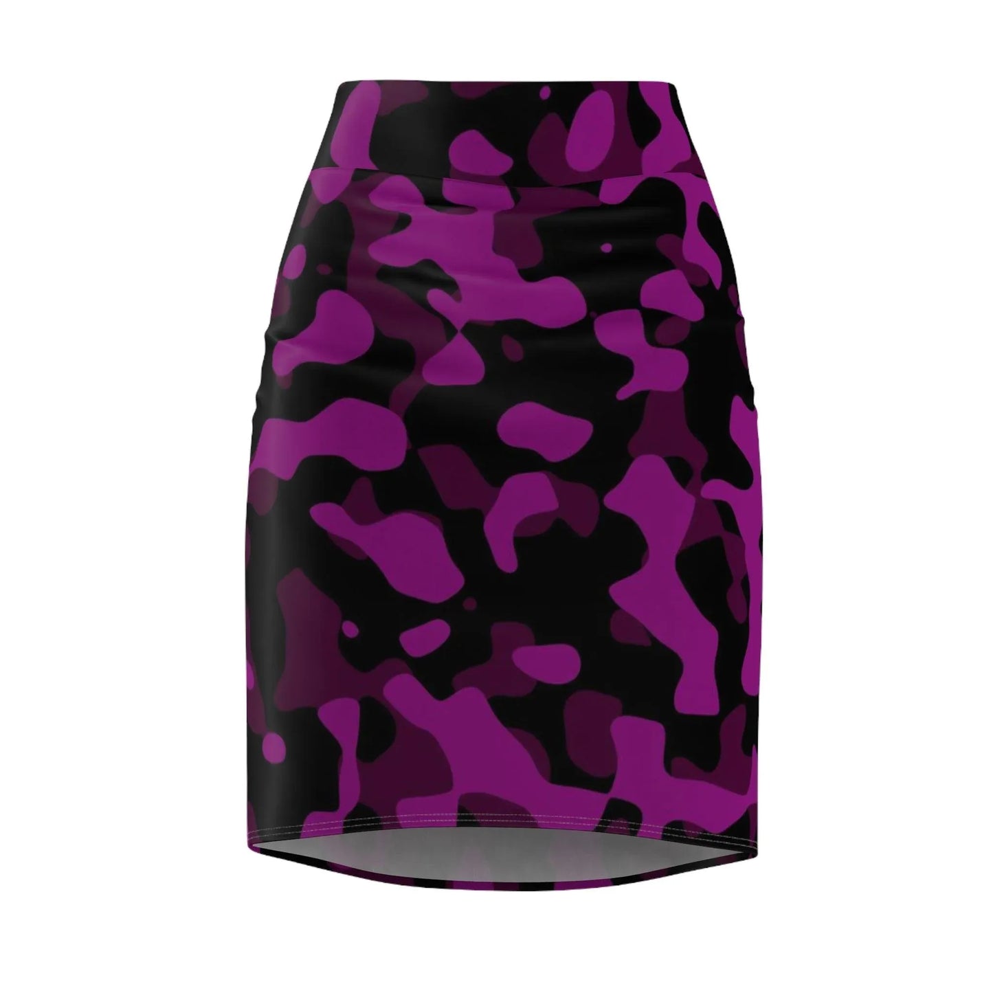 black-pink-camouflage-bleistiftrock-fur-damen-eleganter-mid-waist-rock-mit-stretch-komfort-bleistiftrock-jlr-design-2 - JLR Design