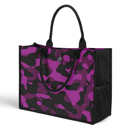 black-pink-camouflage-canvas-shopper-tasche-einkaufstasche-jlr-design-2 - JLR Design
