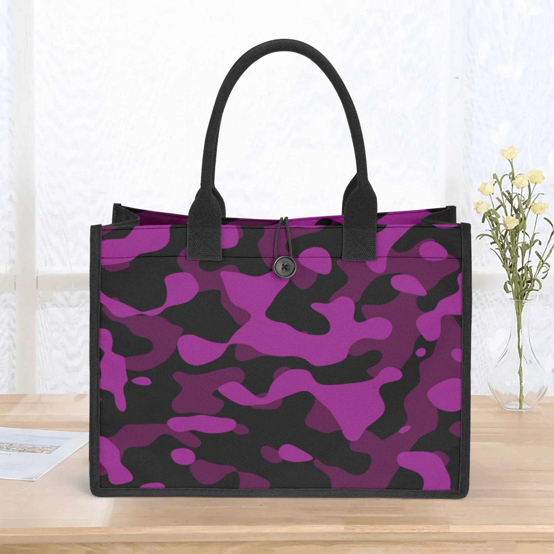 black-pink-camouflage-canvas-shopper-tasche-einkaufstasche-jlr-design-4 - JLR Design