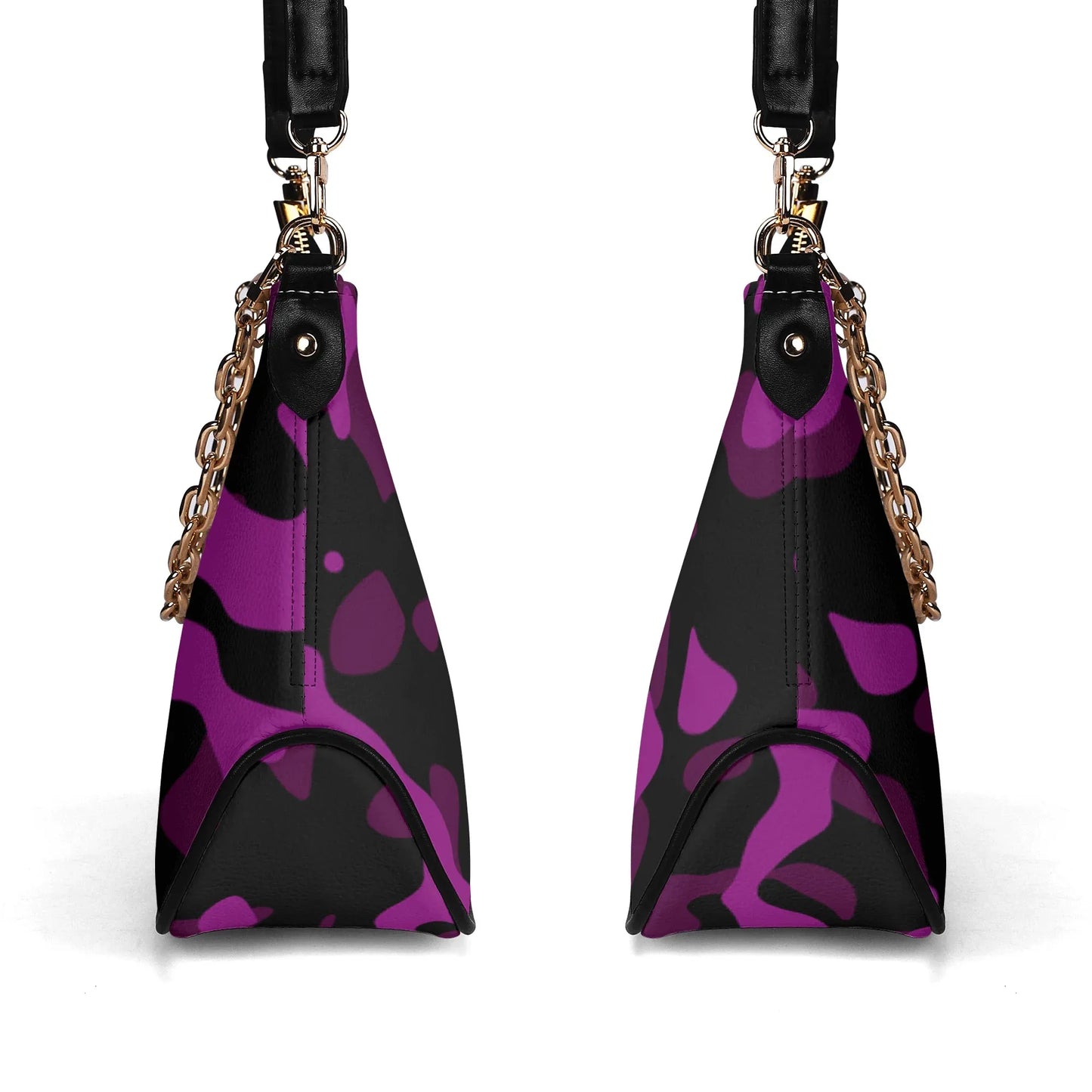 black-pink-camouflage-elegante-umhangetasche-mit-kette-umhangetasche-jlr-design-4 - JLR Design