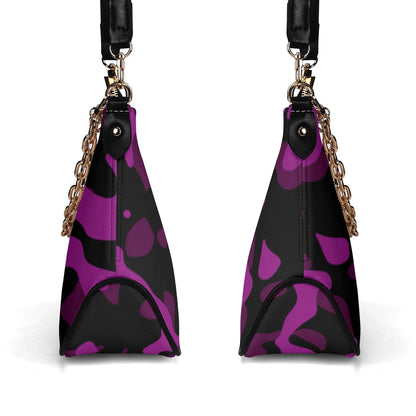 black-pink-camouflage-elegante-umhangetasche-mit-kette-umhangetasche-jlr-design-4 - JLR Design