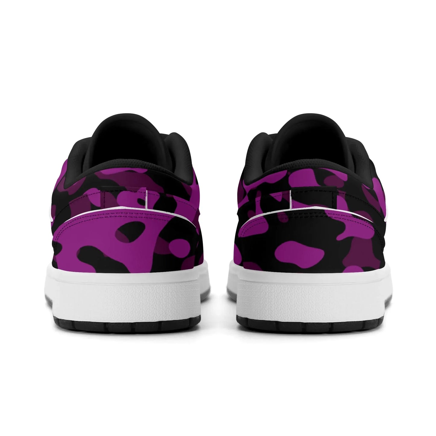 black-pink-camouflage-low-top-leder-sneaker-fur-damen-sneaker-jlr-design-13 - JLR Design