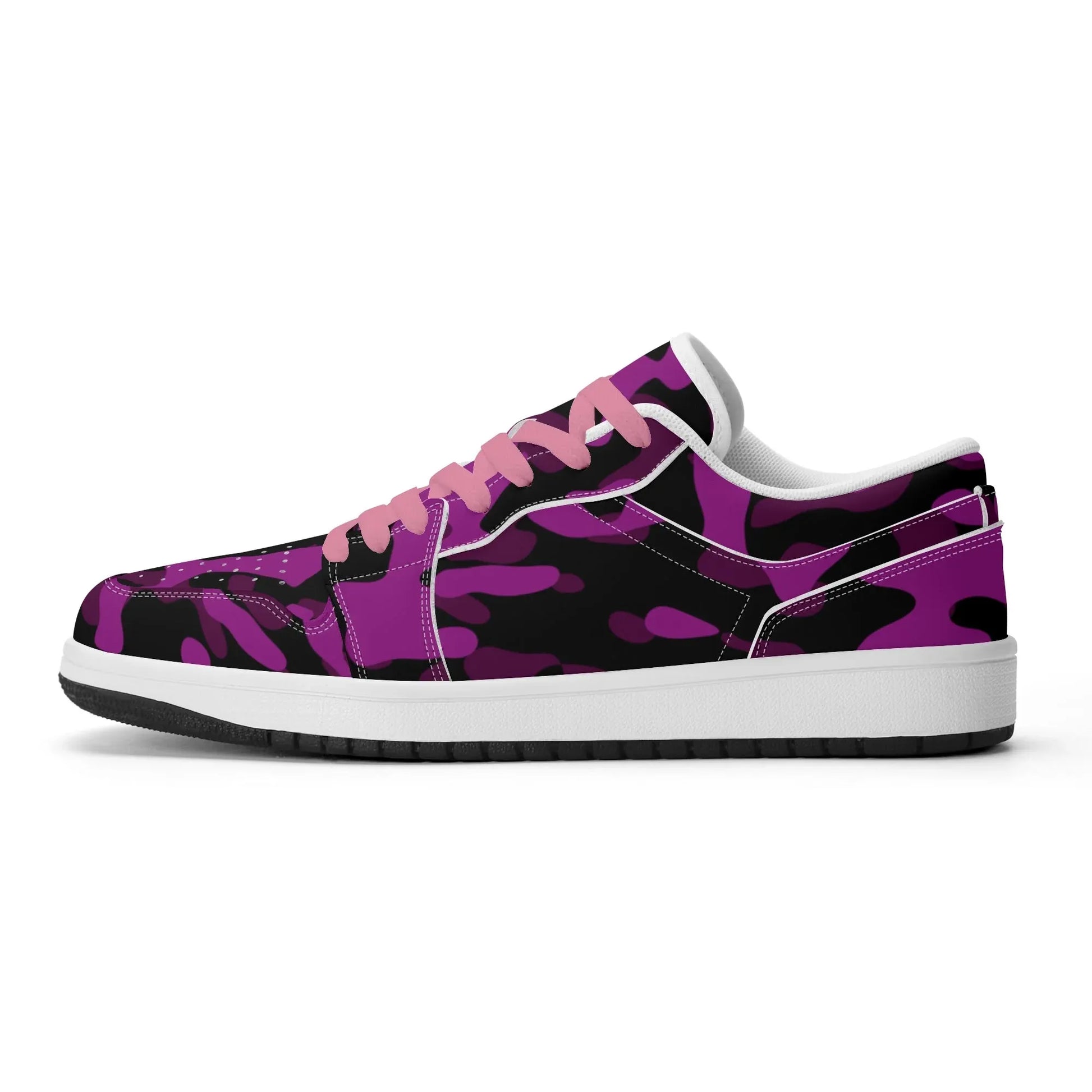 black-pink-camouflage-low-top-leder-sneaker-fur-damen-sneaker-jlr-design-2 - JLR Design