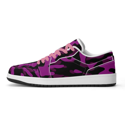 black-pink-camouflage-low-top-leder-sneaker-fur-damen-sneaker-jlr-design-2 - JLR Design