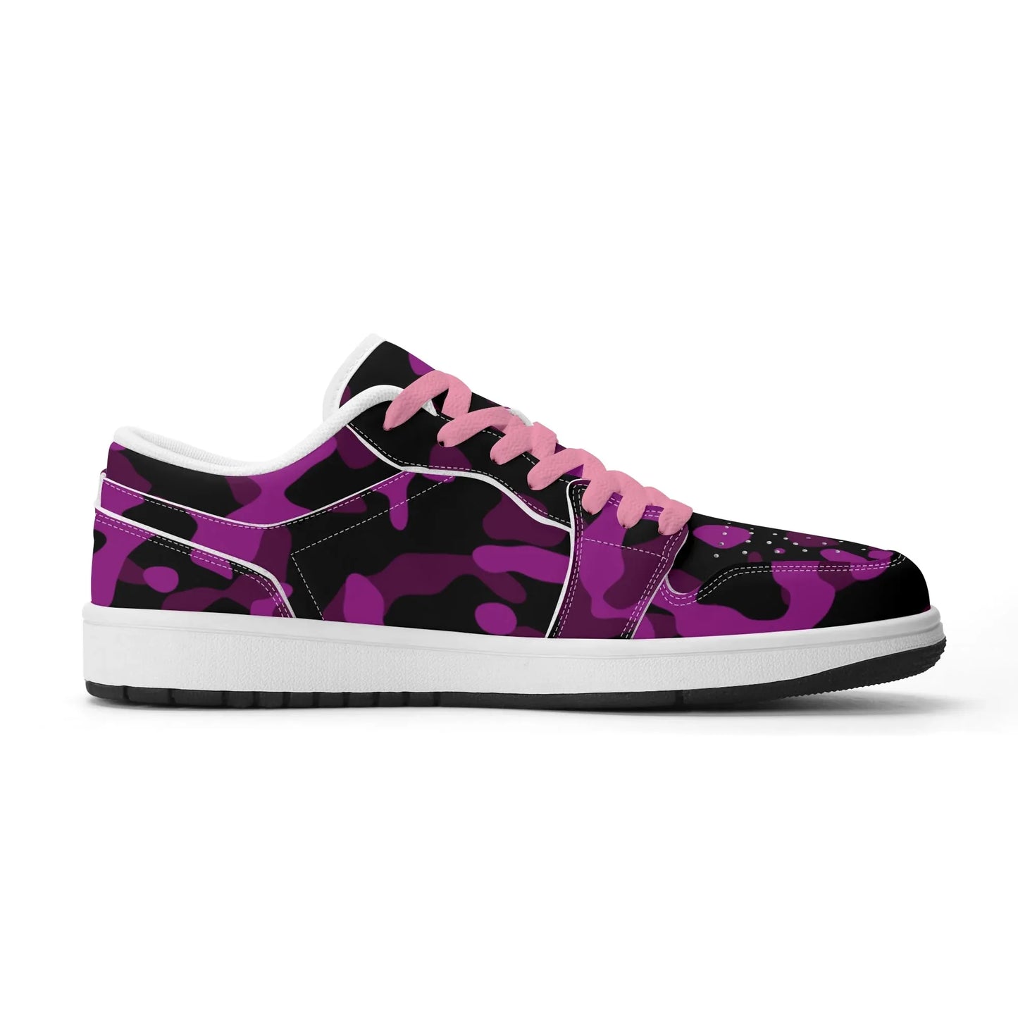 black-pink-camouflage-low-top-leder-sneaker-fur-damen-sneaker-jlr-design-3 - JLR Design