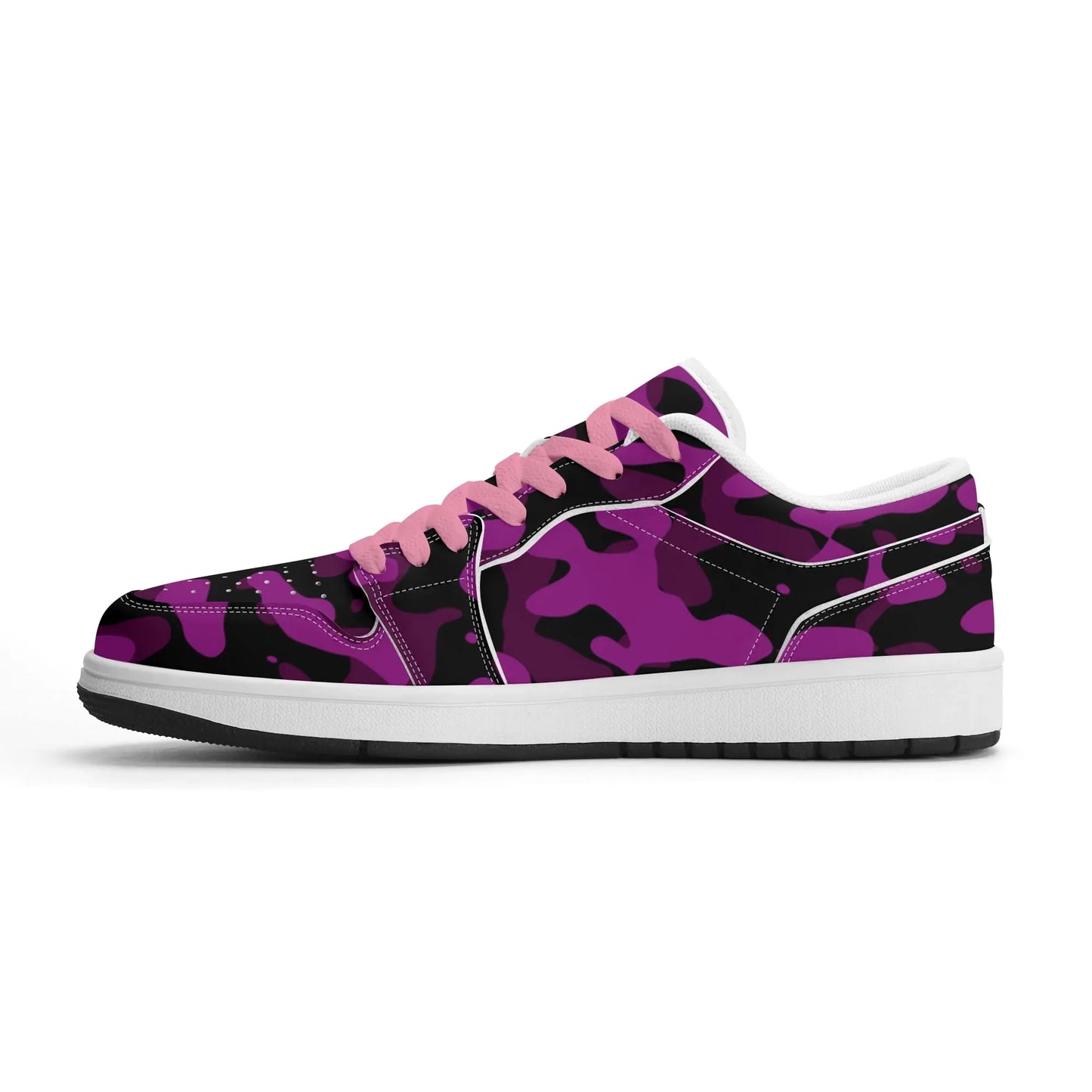 black-pink-camouflage-low-top-leder-sneaker-fur-damen-sneaker-jlr-design-4 - JLR Design