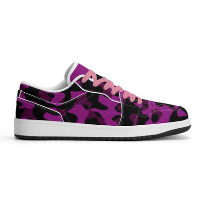 black-pink-camouflage-low-top-leder-sneaker-fur-damen-sneaker-jlr-design-5 - JLR Design