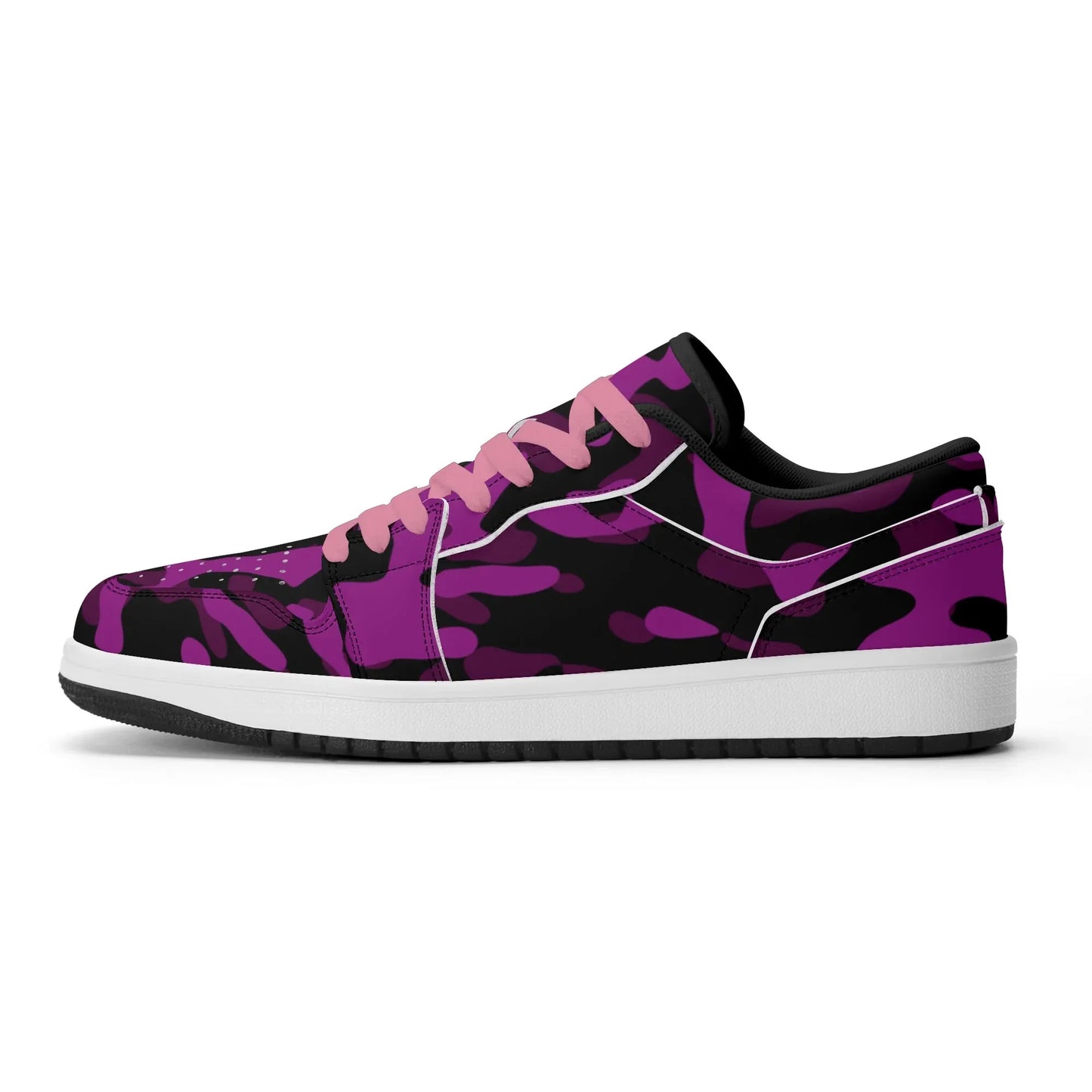 black-pink-camouflage-low-top-leder-sneaker-fur-damen-sneaker-jlr-design-9 - JLR Design