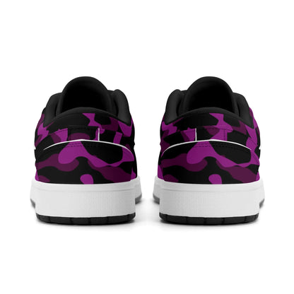 black-pink-camouflage-low-top-leder-sneaker-fur-herren-sneaker-jlr-design-13 - JLR Design