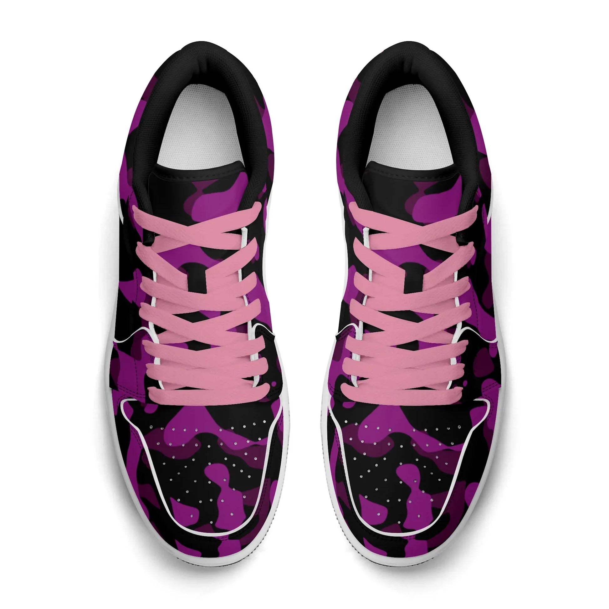 black-pink-camouflage-low-top-leder-sneaker-fur-herren-sneaker-jlr-design-14 - JLR Design
