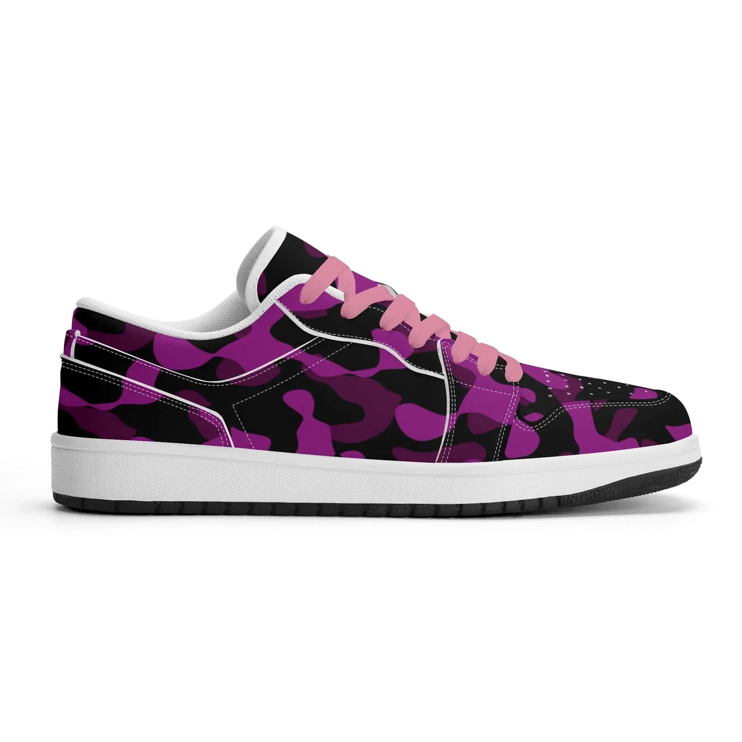 black-pink-camouflage-low-top-leder-sneaker-fur-herren-sneaker-jlr-design-5 - JLR Design