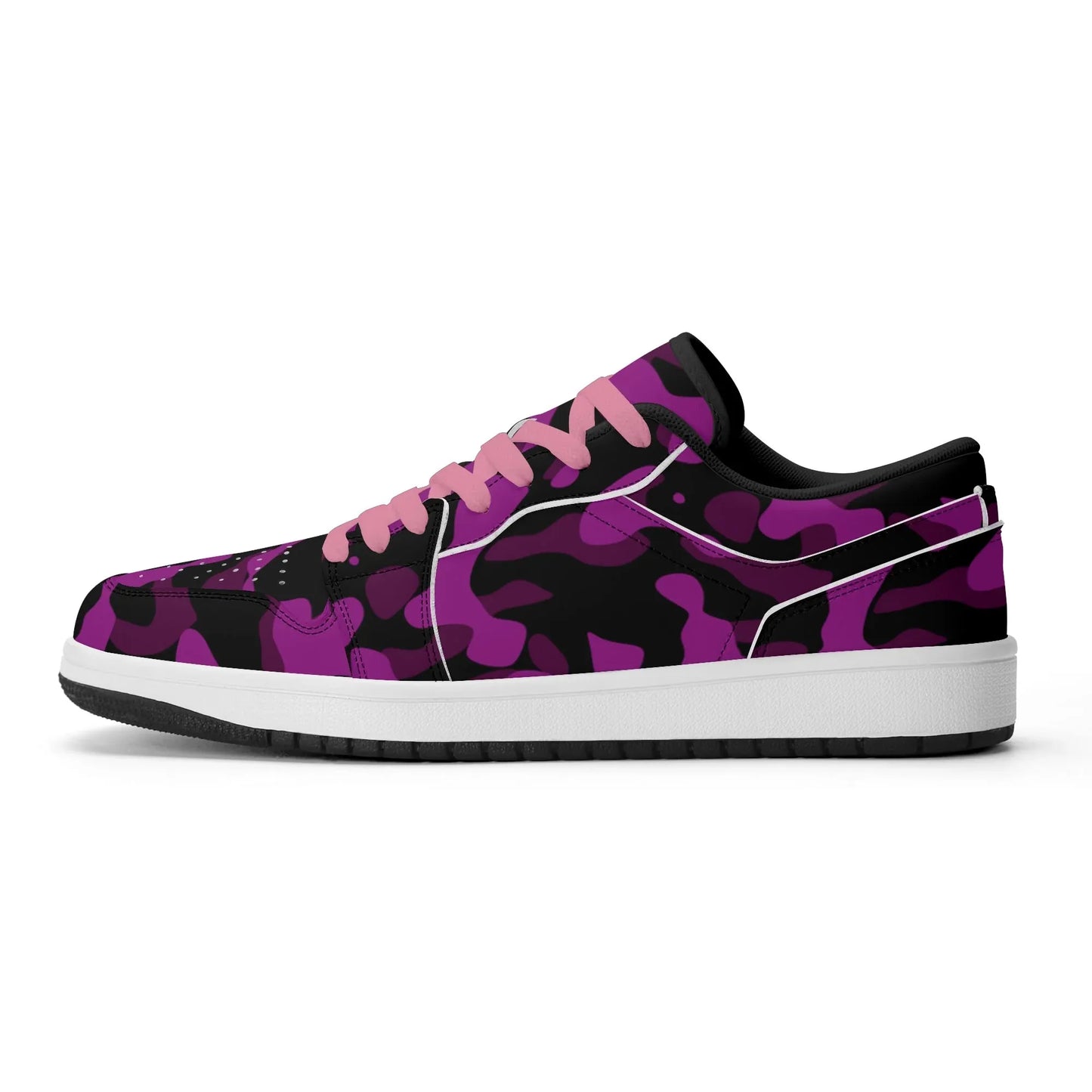 black-pink-camouflage-low-top-leder-sneaker-fur-herren-sneaker-jlr-design-9 - JLR Design