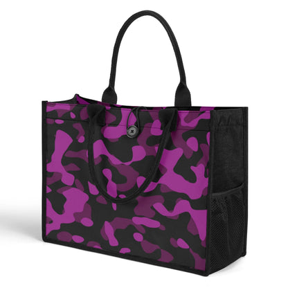 black-pink-camouflage-premium-canvas-shopper-tasche-einkaufstasche-jlr-design-3 - JLR Design