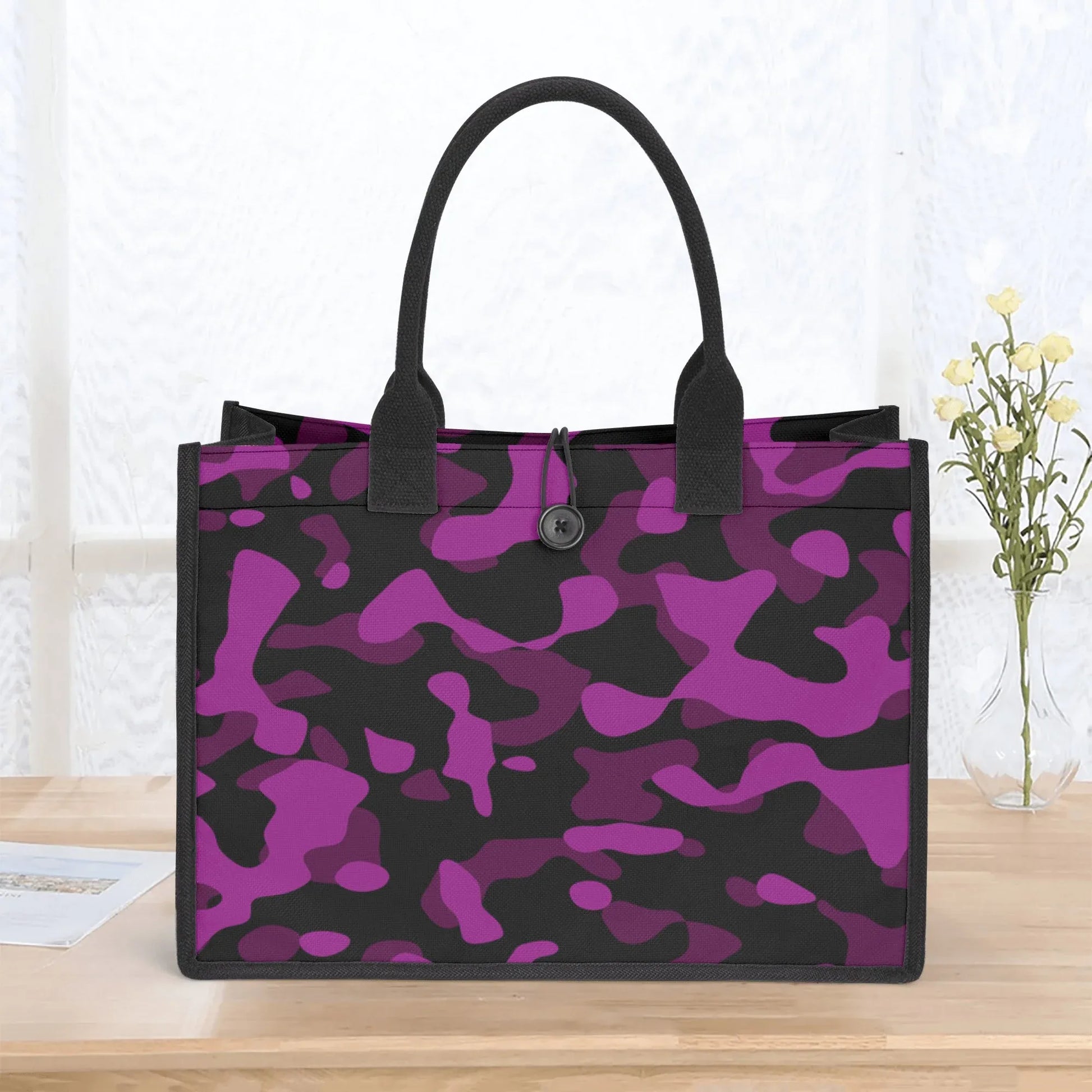black-pink-camouflage-premium-canvas-shopper-tasche-einkaufstasche-jlr-design-5 - JLR Design