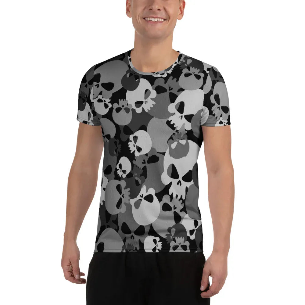 black-skull-sport-t-shirt-fur-herren-sport-t-shirt-jlr-design-1 - JLR Design