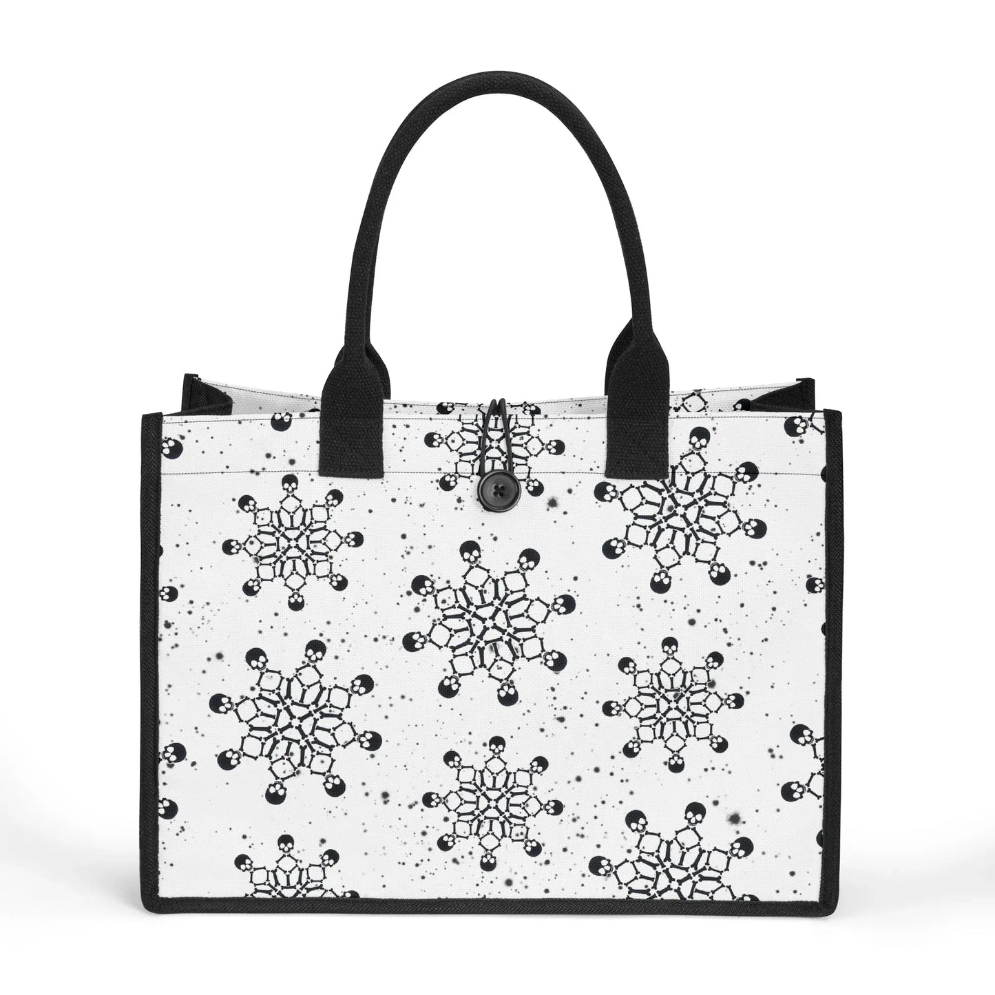 black-snow-canvas-shopper-tasche-einkaufstasche-jlr-design-1 - JLR Design