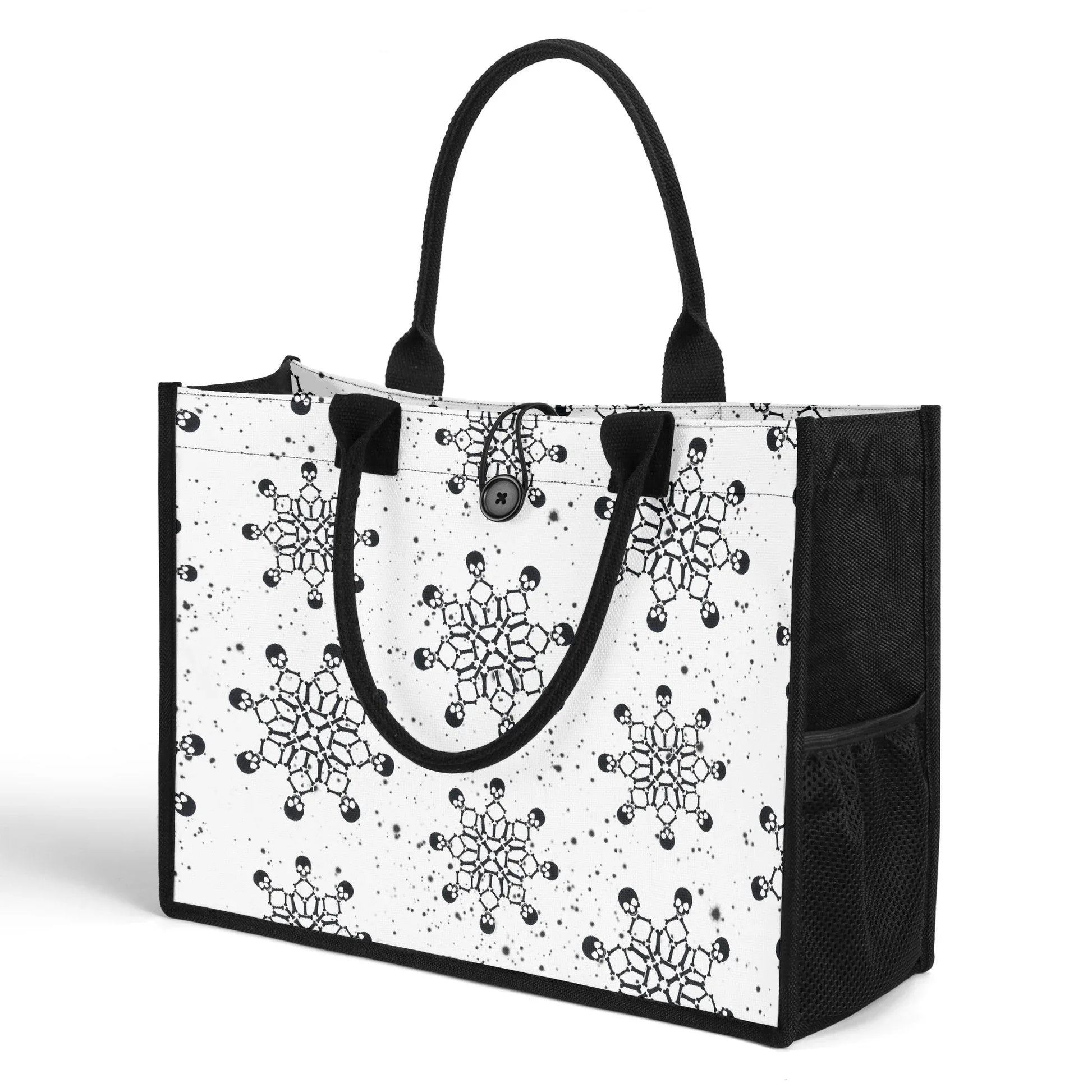 black-snow-canvas-shopper-tasche-einkaufstasche-jlr-design-3 - JLR Design