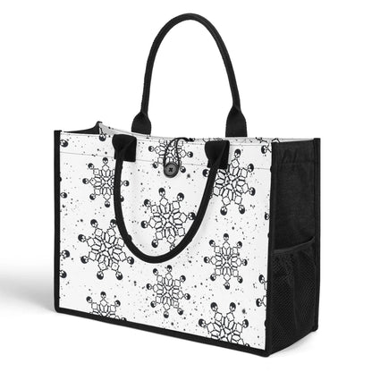 black-snow-canvas-shopper-tasche-einkaufstasche-jlr-design-3 - JLR Design